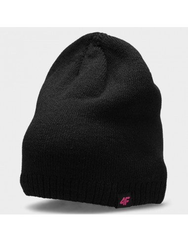 4F Beanie Unisex Î£ÎºÎ¿ÏÏ†Î¿Ï‚ Î Î»ÎµÎºÏ„ÏŒÏ‚ ÏƒÎµ ÎœÎ±ÏÏÎ¿ Ï‡ÏÏŽÎ¼Î± H4Z22-CAD001-20S